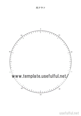 円グラフのプリント Excelで作成したテンプレート 無料テンプレートのダウンロード